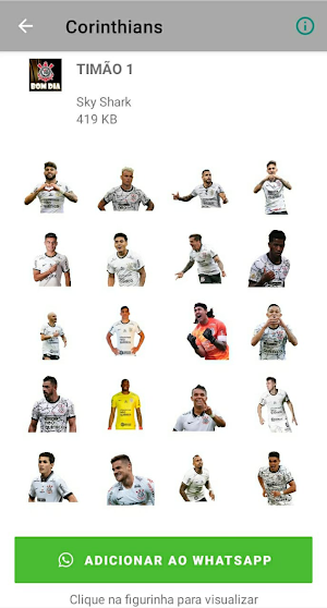 Figurinhas do Corinthians Screenshot 0