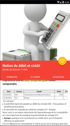 Cours de comptabilité en poche Screenshot 3
