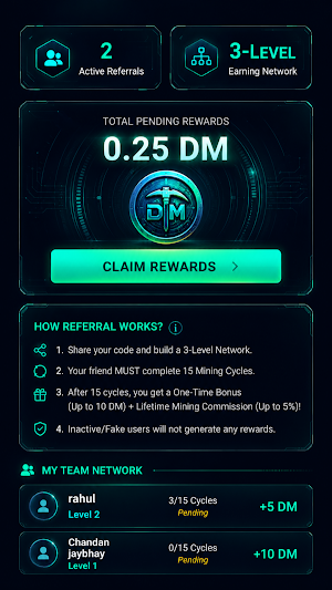 DeepMint: Mining App Screenshot 3