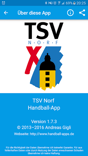 TSV Norf Handball Screenshot 3