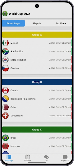 Lịch thi đấu World Cup 2026 Screenshot 0