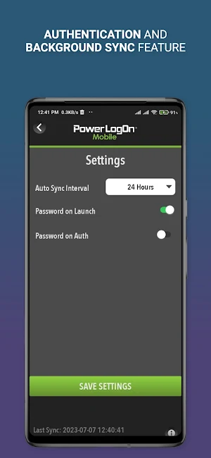 Power LogOn Mobile Screenshot 1