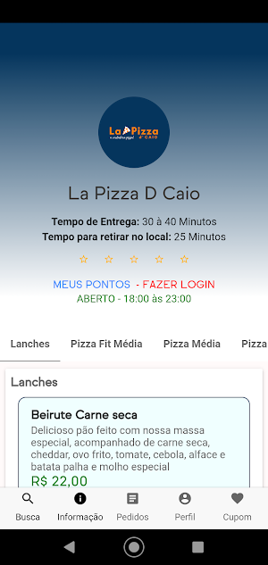 La Pizza D' Caio Screenshot 0