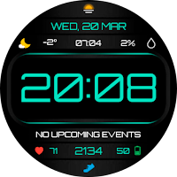 WR 016 Digital Watch Face