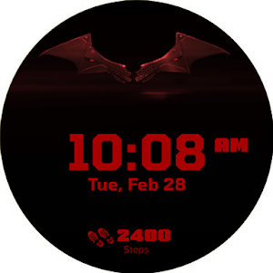 THE BATMAN Logo watch face Screenshot 2