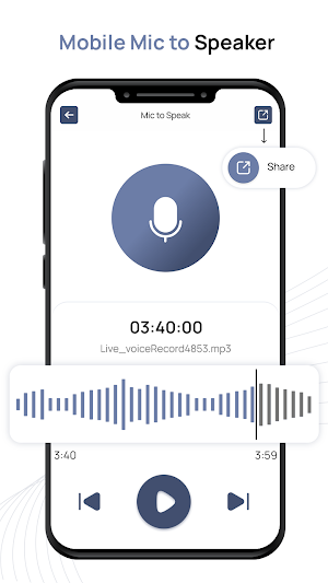 MobileMic to Bluetooth Speaker Screenshot 2