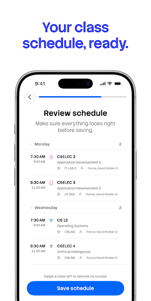 MySched: Class Schedule Screenshot 3