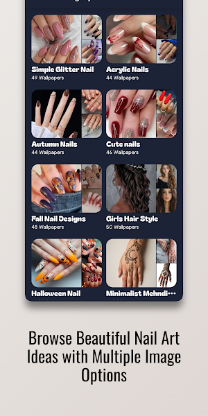 Simple Glitter Nail Art Design Screenshot 3