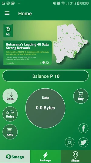 BTC Mobile App Screenshot 0
