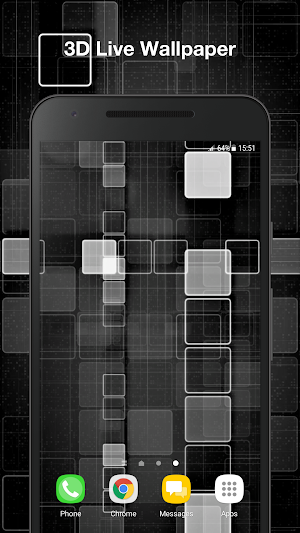 Black and White Live Wallpaper Screenshot 0