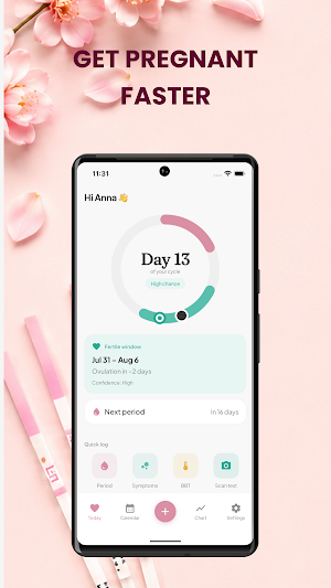 Ovulation Tracker: PCOS Log Screenshot 0