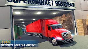 Truck Driving:Supermarket Transporter–Simulator 3D Screenshot 0