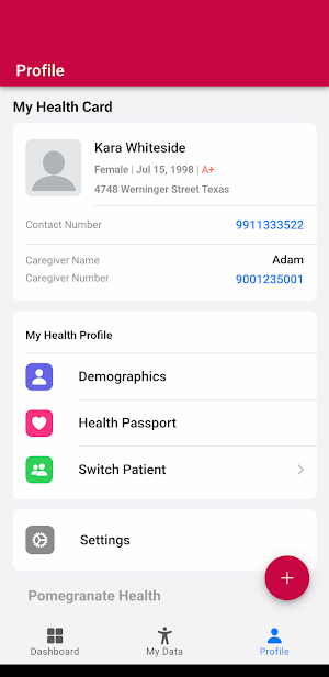 Pomegranate Health Screenshot 2