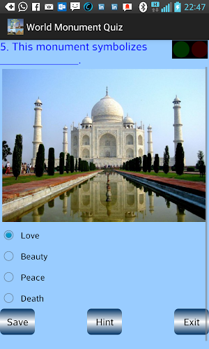World Monument Quiz Screenshot 1