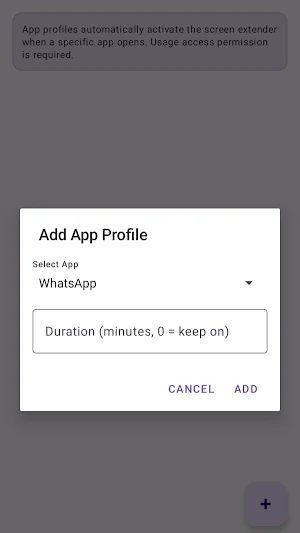 Screen Timeout Extender Screenshot 1