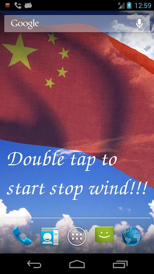 China Flag Live Wallpaper Screenshot 0