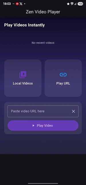 Zen Video Player Screenshot 1