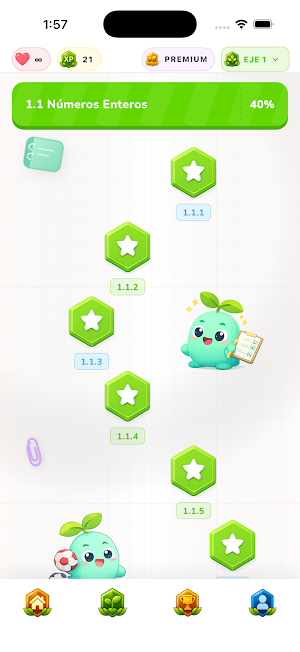 PAES M1 M2 PreU Matemáticas AI Screenshot 0