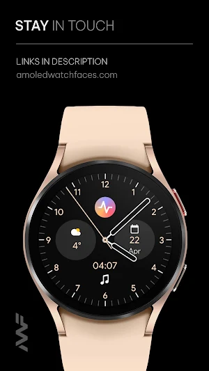 Awf Pear Analog - watch face Screenshot 3