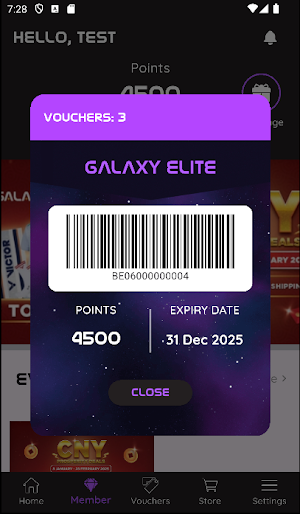 Galaxy Sports Elite Screenshot 2