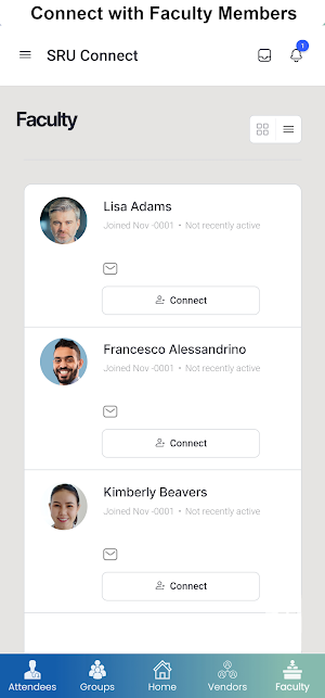 SRU connect Screenshot 2