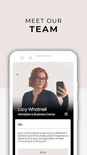 Lucy Whatnell Hairdressing Screenshot 1