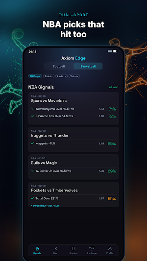 Axiom Edge: Soccer Predictions Screenshot 1