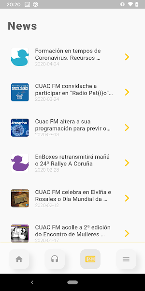 CUAC FM 103.4FM Screenshot 2