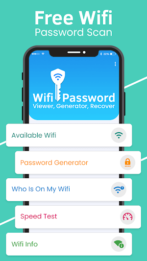 Wifi Password Viewer, Generator, Recover Screenshot 0