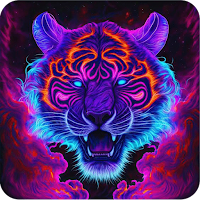 Neon Animal Wallpaper