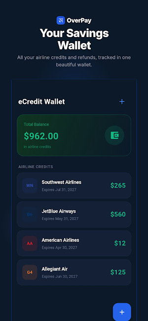 Overpay - Flight Price Tracker Screenshot 2