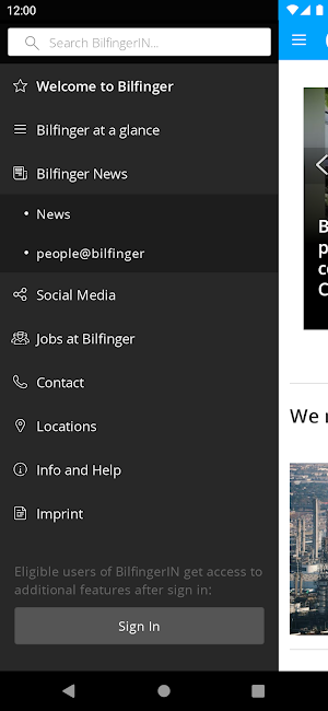 BilfingerIN Screenshot 1