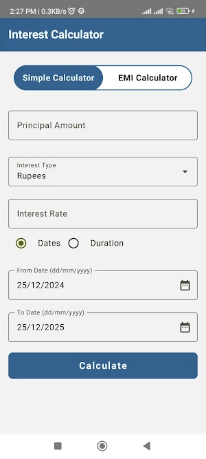 Interest Calculator Screenshot 1
