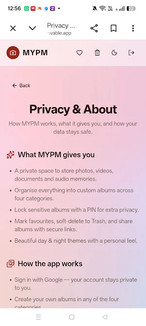 MYPM Screenshot 1
