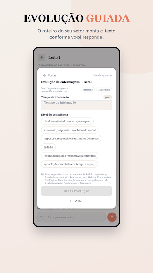 Enfermagem Anotação e Evolução Screenshot 2