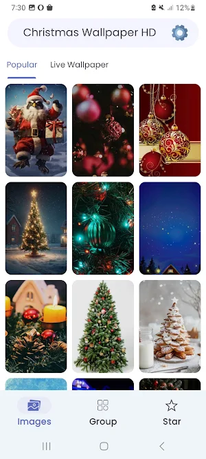 Christmas Wallpaper HD Screenshot 0