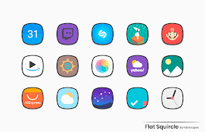 Flat Squircle - Icon Pack Screenshot 2