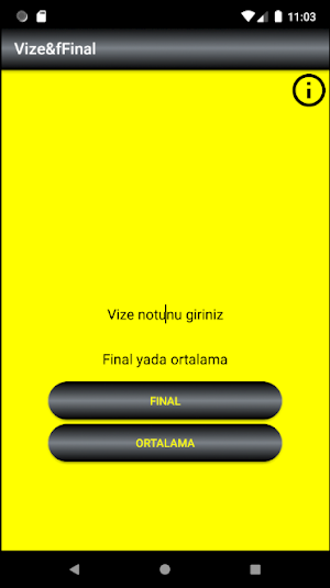 Vize final hesaplama Screenshot 1