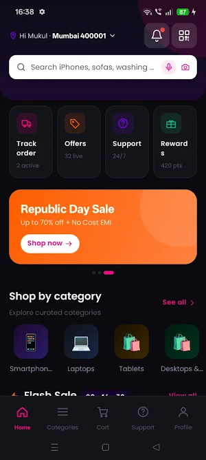 M Shree : Ecommerce Screenshot 1