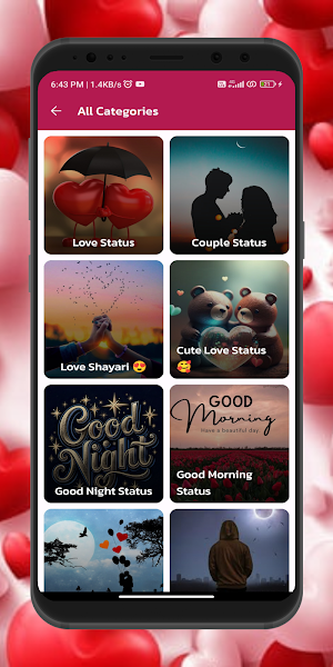 Love Status Sad Romantic Video Screenshot 2