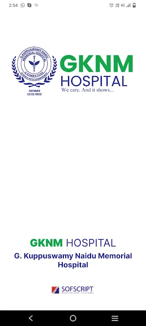 GKNM Hospital Patient Portal Screenshot 0