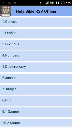 Holy Bible RSV Offline Screenshot 3