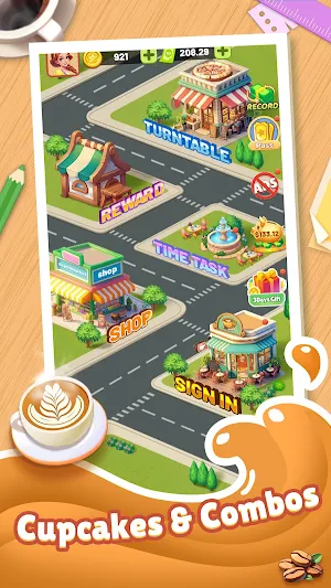 Sweet Matcher: Bakery Fortunes Screenshot 3