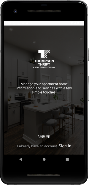 Thompson Thrift Resident App Screenshot 0