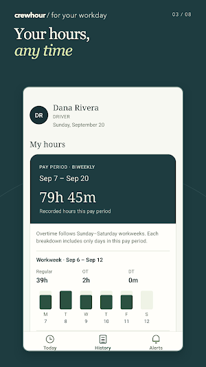 CrewHour: Time & Attendance Screenshot 2