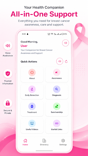 HumQadum Breast Cancer Support Screenshot 0