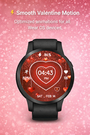 Animated Valentine Heart Watch Screenshot 3