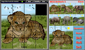 Magic Slide Puzzle W.Animals 1 Screenshot 1