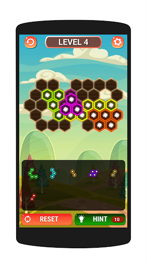 Hexa Jewel Block Puzzle Game Screenshot 3