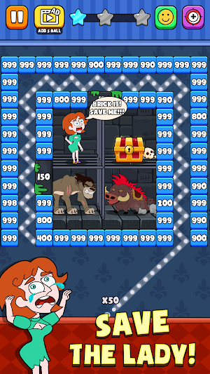 Bricks Breaker Rescue Screenshot 0